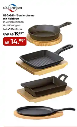 Galeria KÜCHENPROFI BBQ Grill-/Servierpfanne mit Holzbrett Angebot