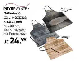 Galeria PEYER SYNTEX Grillzubehör- Schürze BBQ Angebot