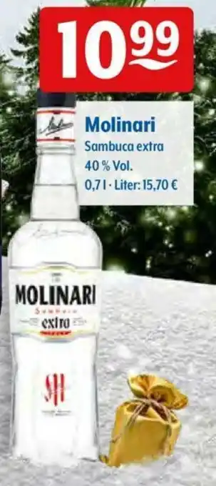 Getränke Hoffmann Molinari Sambuca extra 0,7L Angebot