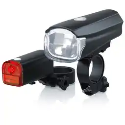 Netto Marken-Discount Aplic LED Fahrradlampen-Set mit Front & Rücklicht StVZO zugelassen / Helle LED mit 30 Lux Angebot
