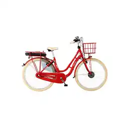 Netto Marken-Discount Fischer City E-Bike Cita 2.0 RETRO rot glänzend, RH 48 cm, 28 Zoll, 317 Wh Angebot