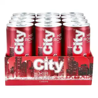 Netto Marken-Discount City Kir Royal Cassis 5,5 % vol 0,2 Liter Dose, 12er Pack Angebot