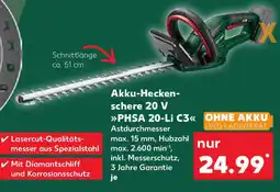 Kaufland Akku-Hecken- schere 20 V PHSA 20-Li C3 Angebot