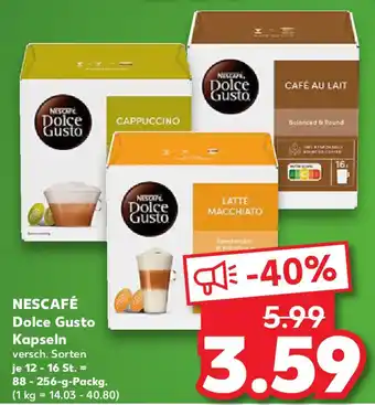 Kaufland NESCAFÉ Dolce Gusto Kapseln Angebot