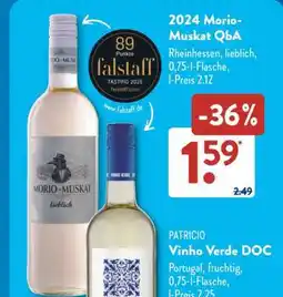 Aldi Süd 2024 Morio-Muskat QbA Angebot