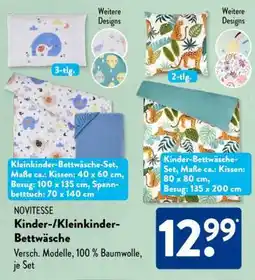 Aldi Süd Kinder-/Kleinkinder-Bettwäsche Angebot