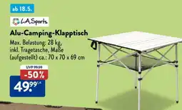 Aldi Süd Alu-Camping-Klapptisch Angebot