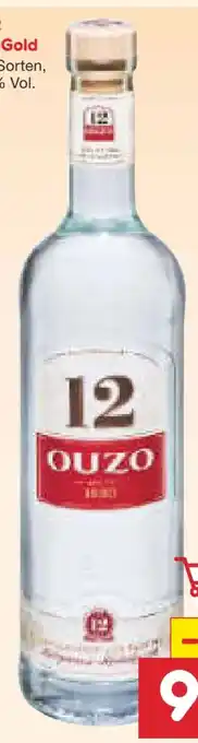 Netto Marken-Discount Ouzo 12 Anis Spirituose Angebot