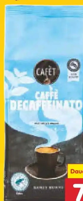 Netto Marken-Discount Cafèt Ganze Kaffeebohnen Angebot