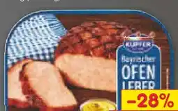 Netto Marken-Discount Kupfer Ofen Leberkäse fein Angebot