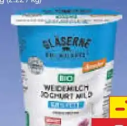Netto Marken-Discount Gläserne Molkerei Bio-Weidemilch Joghurt Angebot