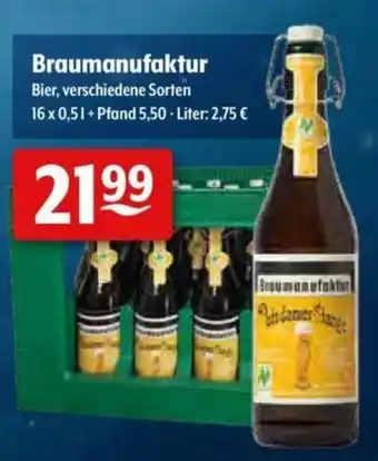 Getränke Hoffmann Braumanufaktur Bier 16x0,5L Angebot