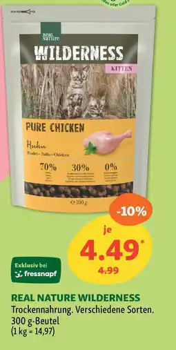 Fressnapf REAL NATURE WILDERNESS Trockennahrung. Angebot