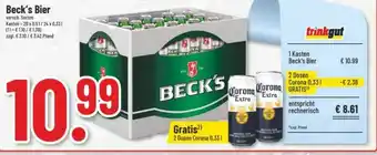 trinkgut Beck's Bier Angebot
