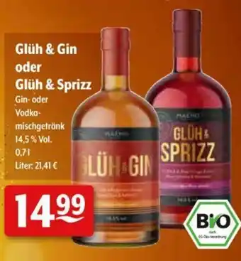 Getränke Hoffmann Glüh & Gin oder Glüh & Sprizz 0,7L Angebot