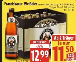 Edeka Xpress Franziskaner weißbier Angebot