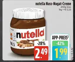 Edeka Xpress Nutella nuss-nugat-creme Angebot
