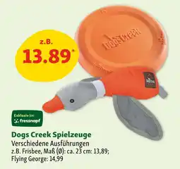 Fressnapf Dogs creek spielzeuge Angebot