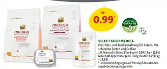 Fressnapf Select gold medica veterinary diet nierendiät oder harnsteindiät Angebot