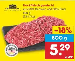 Netto Marken-Discount Gut ponholz hackfleisch gemischt Angebot