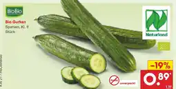 Netto Marken-Discount Biobio bio gurken Angebot