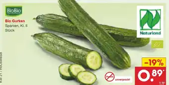 Netto Marken-Discount Biobio bio gurken Angebot