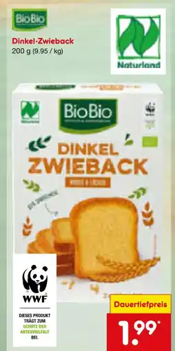Netto Marken-Discount Biobio dinkel-zwieback Angebot