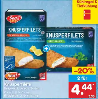 Netto Marken-Discount Sea gold knusperfilets Angebot
