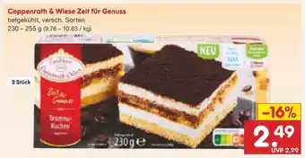 Netto Marken-Discount Coppenrath & wiese zeit für genuss Angebot