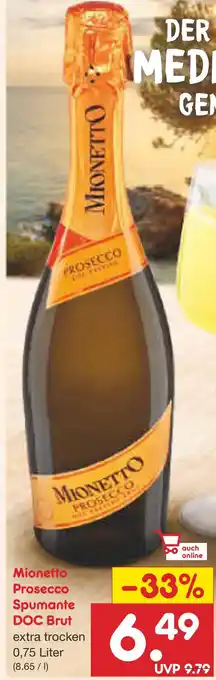 Netto Marken-Discount Mionetto prosecco spumante doc brut Angebot