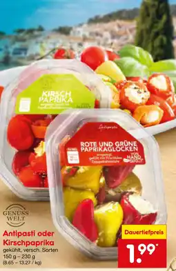 Netto Marken-Discount Genuss welt antipasti oder kirschpaprika Angebot