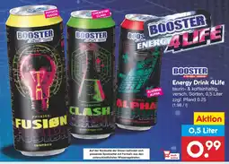 Netto Marken-Discount Booster energy drink 4life Angebot