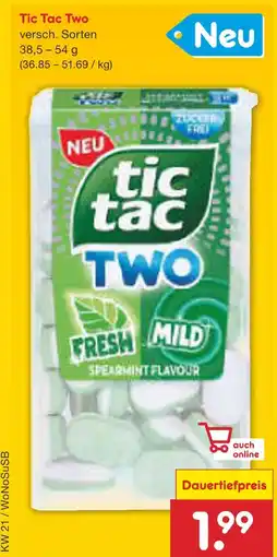 Netto Marken-Discount Tic tac two Angebot