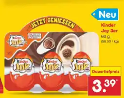 Netto Marken-Discount Kinder joy 3er Angebot