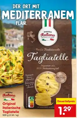 Netto Marken-Discount Mondo italiano original italienische tagliatelle Angebot