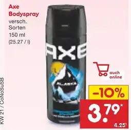Netto Marken-Discount Axe bodyspray Angebot