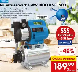 Netto Marken-Discount Güde hauswasserwerk hww 1400.3 vf inox Angebot