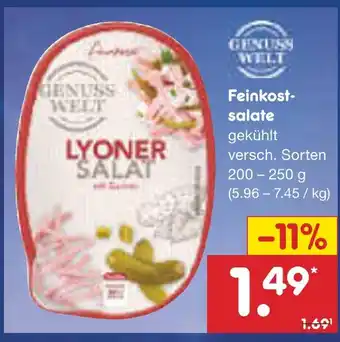 Netto Marken-Discount Genuss welt feinkostsalate Angebot