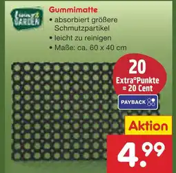 Netto Marken-Discount Luxus garden gummimatte Angebot