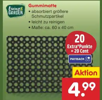 Netto Marken-Discount Luxus garden gummimatte Angebot