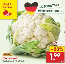 Netto Marken-Discount Heimat blumenkohl Angebot