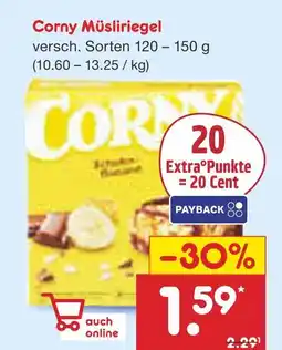 Netto Marken-Discount Corny müsliriegel Angebot
