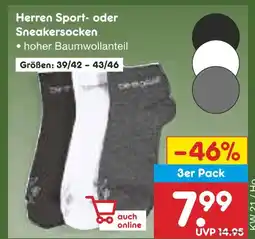 Netto Marken-Discount Herren sport- oder sneakersocken Angebot