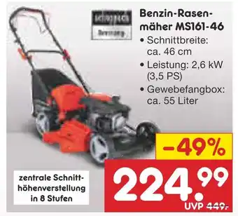 Netto Marken-Discount Benzin-rasenmäher ms161-46 Angebot