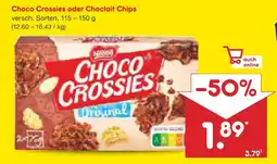 Netto Marken-Discount Nestlé choco crossies oder choclait chips Angebot