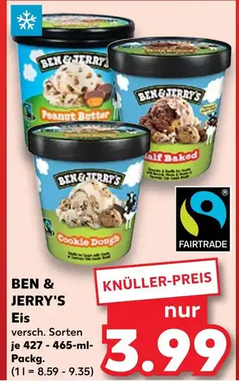 Kaufland Ben & jerry's eis Angebot