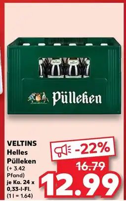Kaufland Veltins helles pülleken Angebot