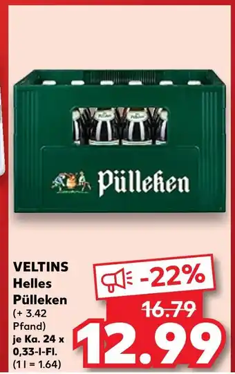 Kaufland Veltins helles pülleken Angebot