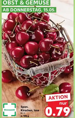 Kaufland Unverpackt span. kirschen, lose Angebot