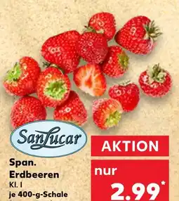 Kaufland Sanlucar span. erdbeeren Angebot